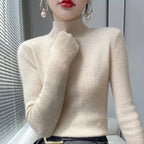 R&B | Strickpullover mit Halbem Rollkragen und Langen Ärmeln