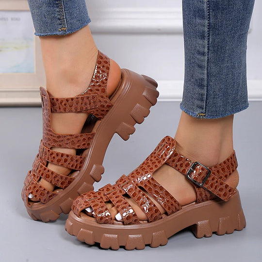Waveselegance Gladiatoren Sandalen R&B