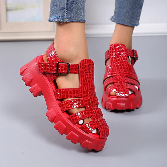 Waveselegance Gladiatoren Sandalen R&B