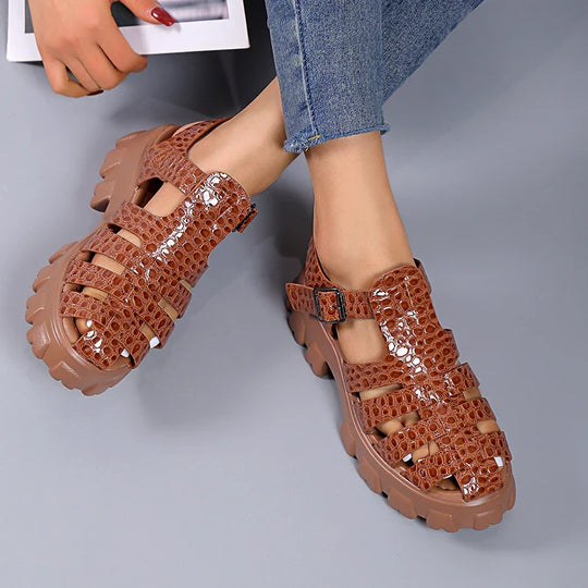 Waveselegance Gladiatoren Sandalen R&B