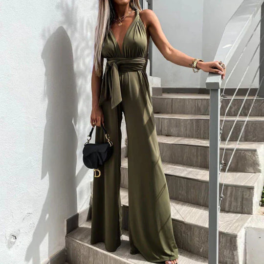 R&B - Eleganter Jumpsuit mit Gürtel