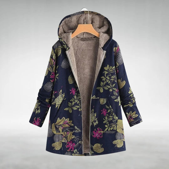 R&B | Geblümte Fleecejacke