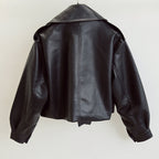 R&B | Kurzes Damenjackett - Eine Lässige Lederjacke für Damen