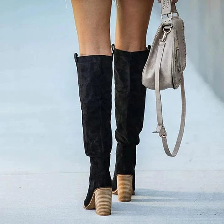 R&B | Frauen Kniefallende Stiefel
