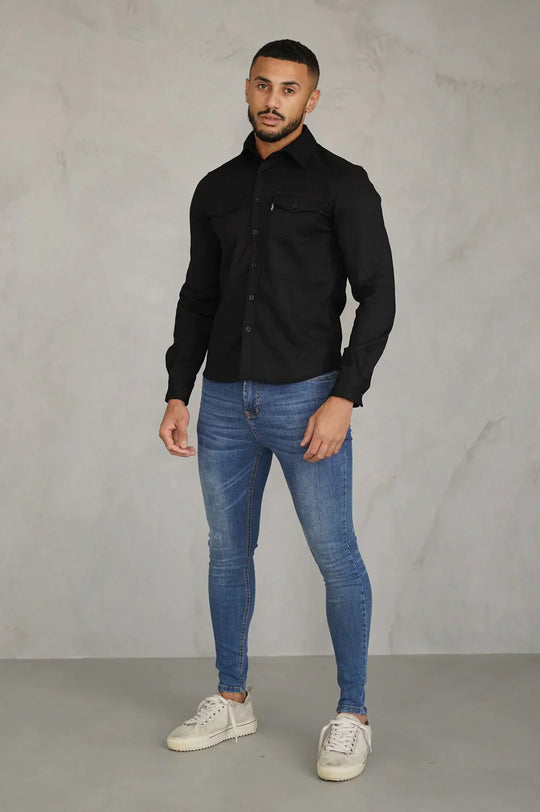 R&B | Premium-Jacke mit Knopfverschluss für Herren Stylische und Bequeme Jacke