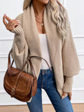 R&B | Langärmliger Kaschmir Cardigan für Frauen, Perfekt für Den Herbst