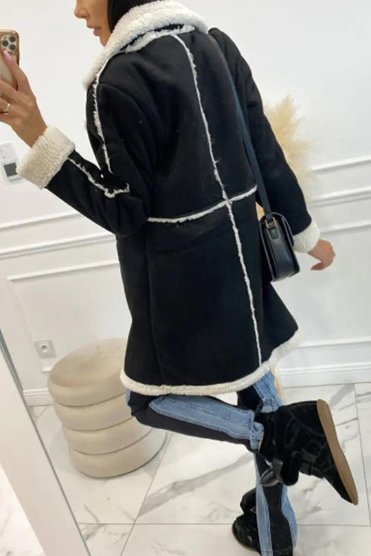 R&B | Lammwolle Patchwork Freizeitjacke