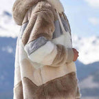 R&B | Color Block Zip-Up Kapuzenjacke