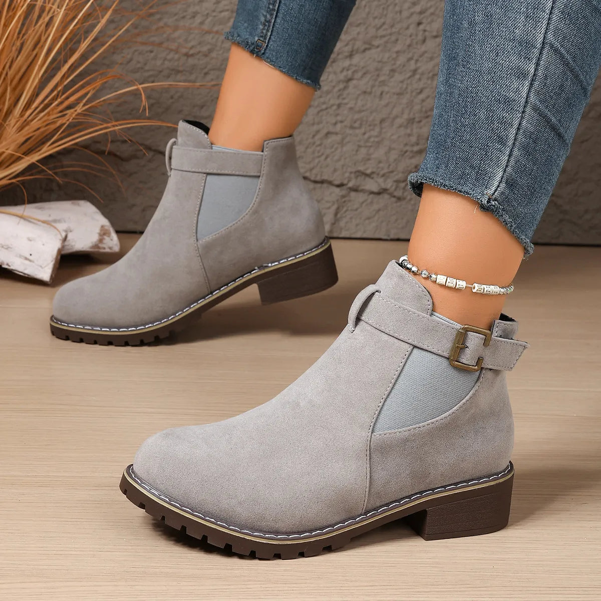 Vintage-Stiefeletten für Damen R&B R&B