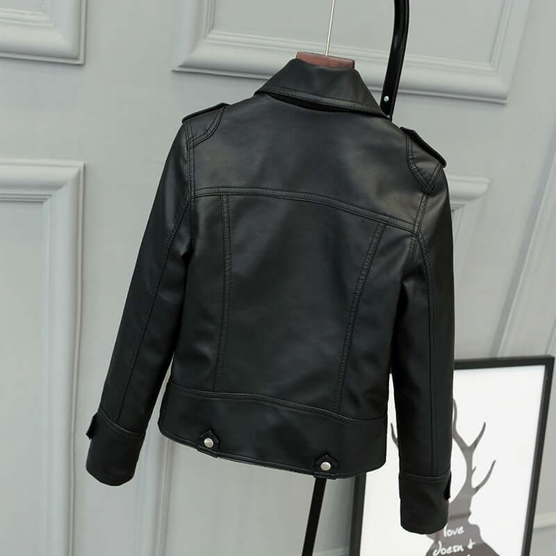 R&B | Damen Slim Fit PU-Lederjacke