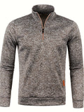 R&B | Herrenpullover mit Reißverschluss am Hals für Herbst & Winter