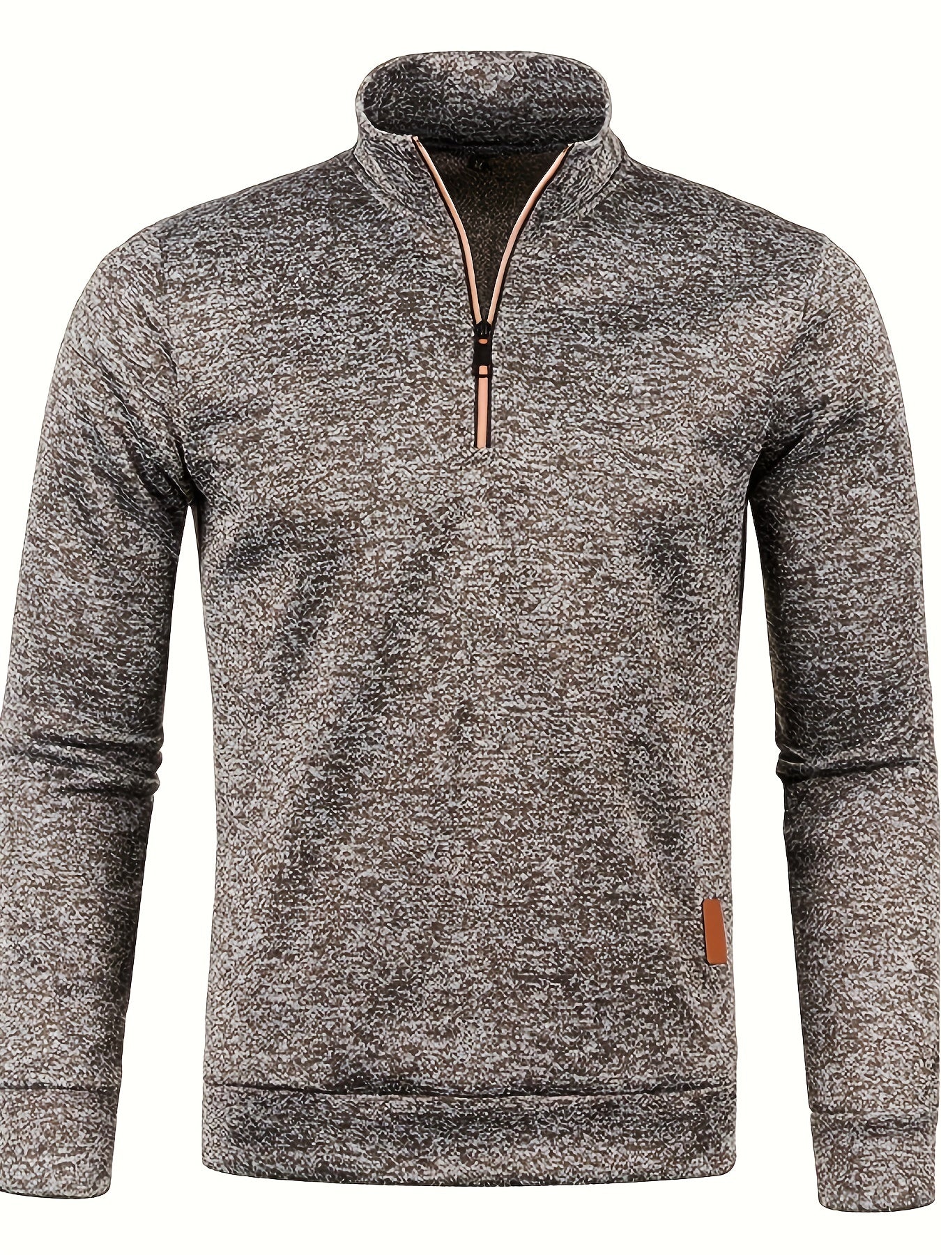R&B | Herrenpullover mit Reißverschluss am Hals für Herbst & Winter
