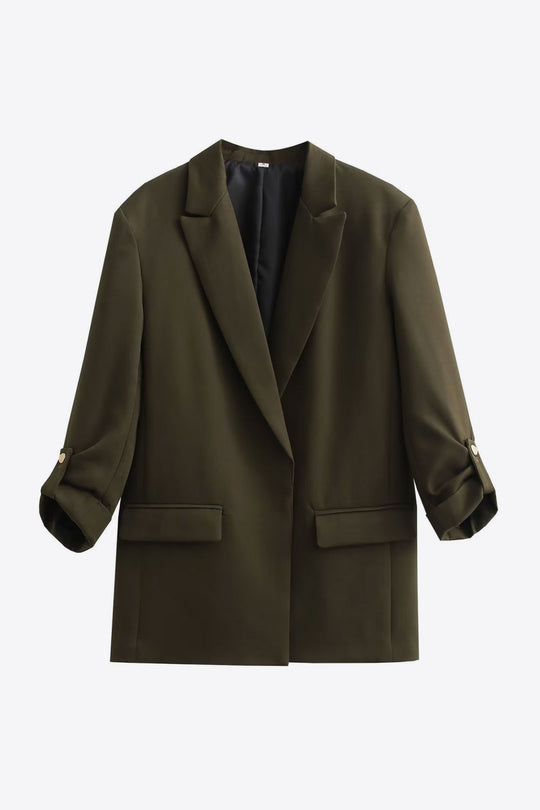 R&B | Reverskragen Langjacke Blazer
