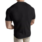 R&B | Herrenmode Casual Waffel T-Shirt