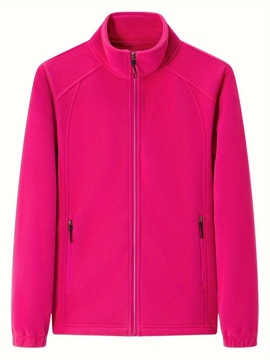 R&B | Außenjacke Aus Fleece mit Stehkragen und Langen Ärmeln