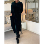 Rachel | Langes Kleid aus Samt