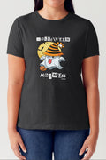 R&B | Simply Love Vollgröße Halloween-Wahn Kurzarm Tubular T-Shirt