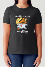 R&B | Simply Love Vollgröße Halloween-Wahn Kurzarm Tubular T-Shirt