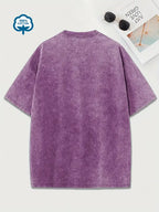 R&B | Baumwoll-T-Shirt mit Rundhalsausschnitt
