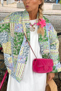 R&B | Mehrfach-Patchwork-Druck mit Taschen Entspanntes Baumwolljacke