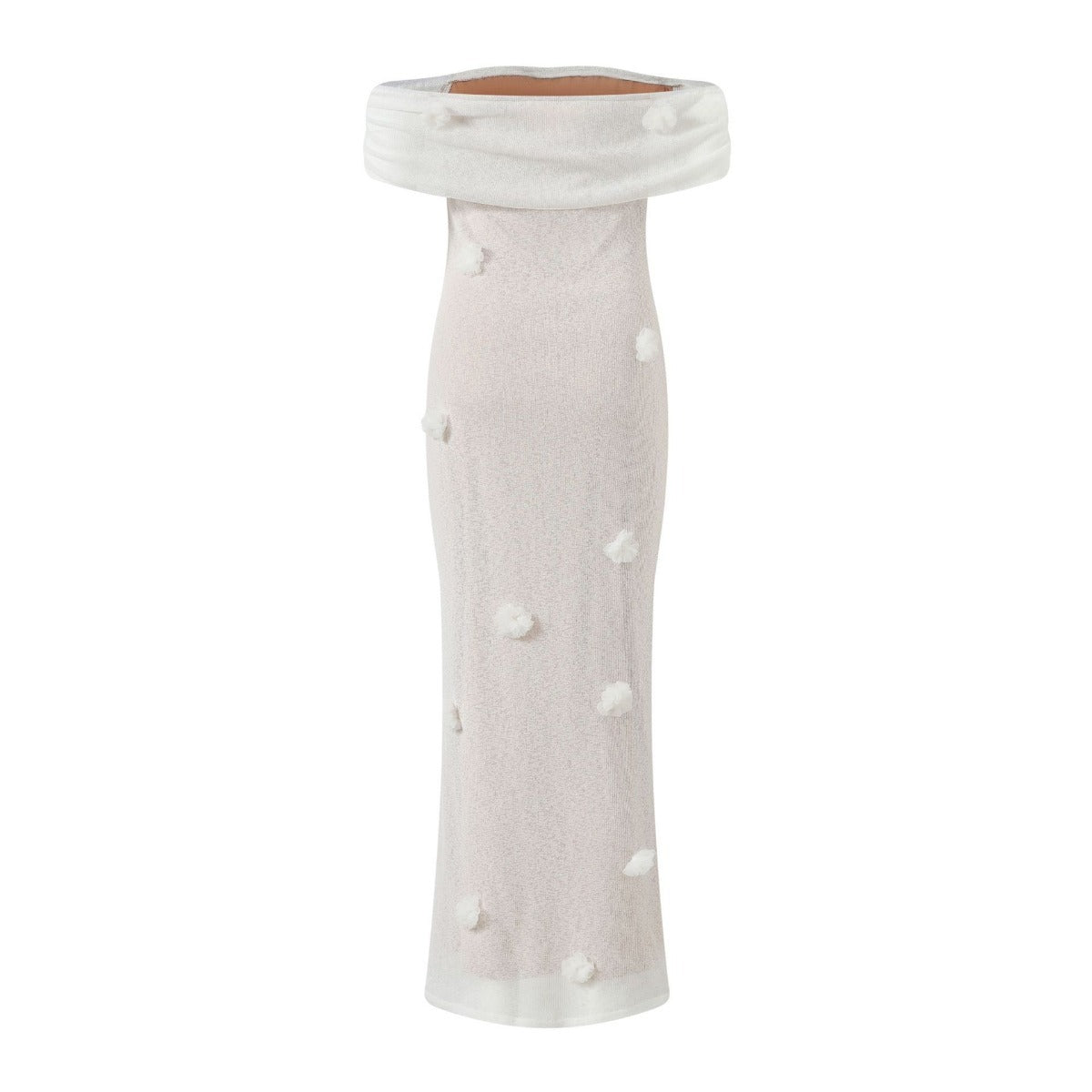 R&B | Kleid mit Blumenschulter