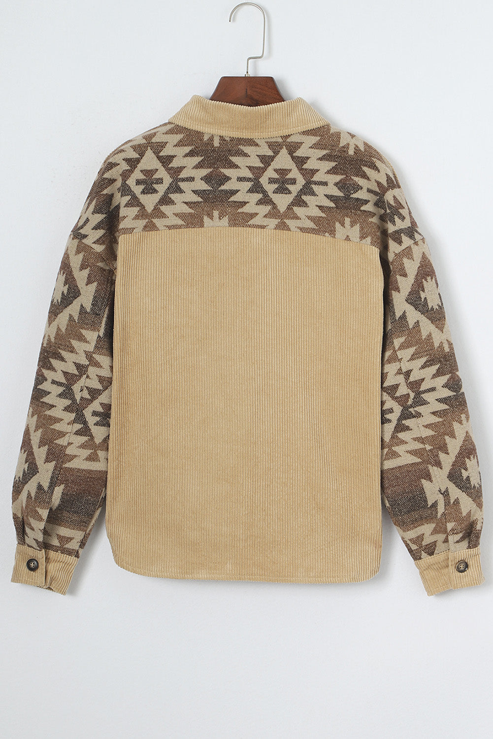 R&B | Aztek-muster Shirtjacke Baumwolle Komfort und Stil