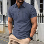 R&B | Poloshirt mit Doppeltasche und Revers