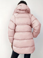 R&B | Kurze Steppjacke mit Kapuze und Stehkragen für Damen Ideal Bei Kaltem Wetter