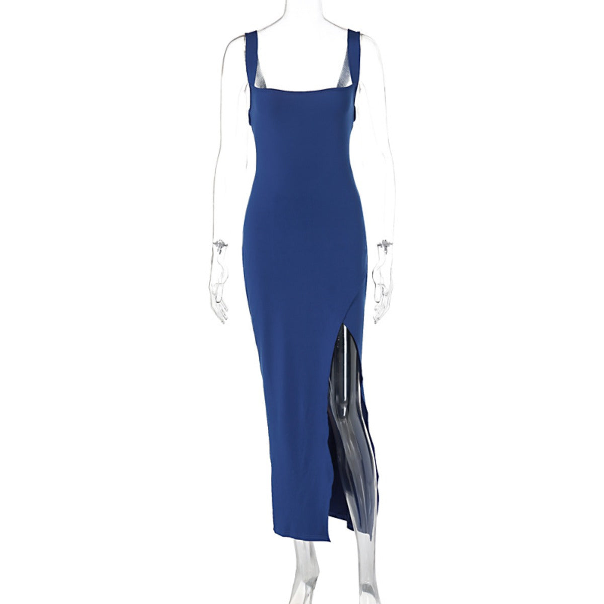 R&B | Kleid mit geteilten Neckholder-Hosenträgern