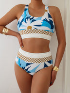 R&B | Großer Bikini mit geteiltem Reißverschluss