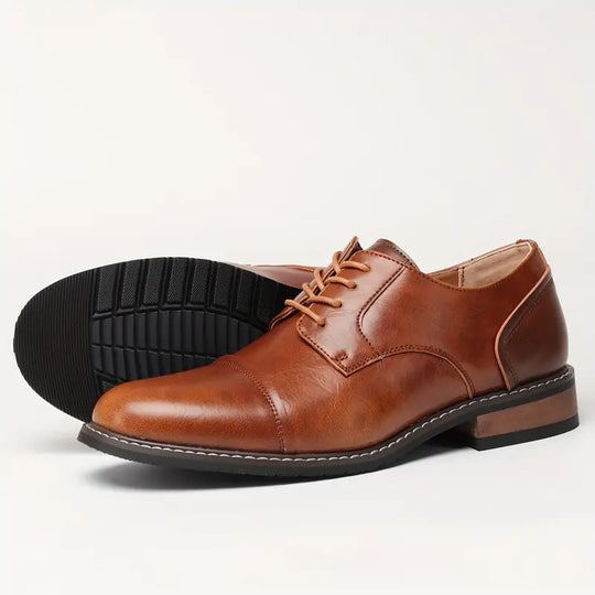 solide vintage-derby-schuhe für herren R&B