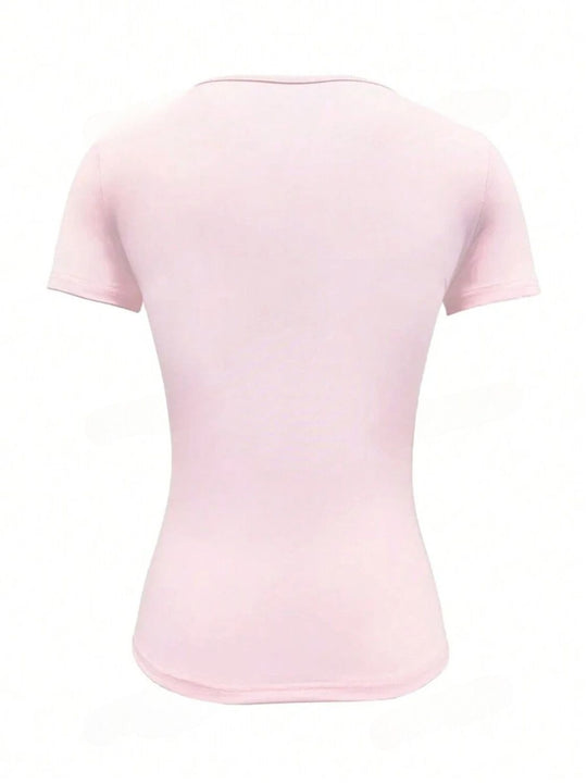R&B | Rundhalsausschnitt Kurzarm T-Shirt