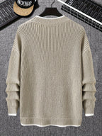 R&B | Überdimensionierter Strickpullover Acryl Lässig und Warm