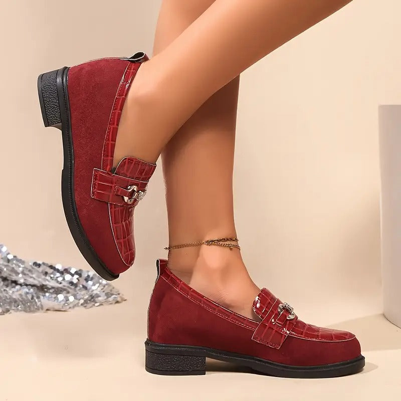 Damen-Loafer mit Metallkette R&B R&B