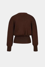 R&B | Pullover-Cardigan mit V-Ausschnitt
