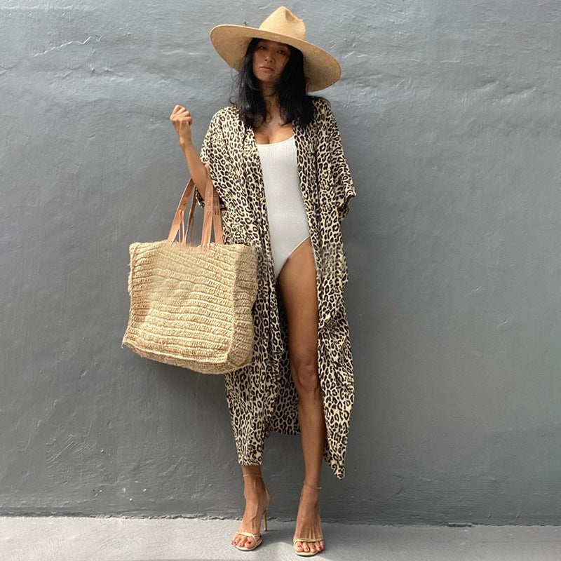 R&B | Glamouröse Sonnenschutz Resort Strandkleid Cover Up