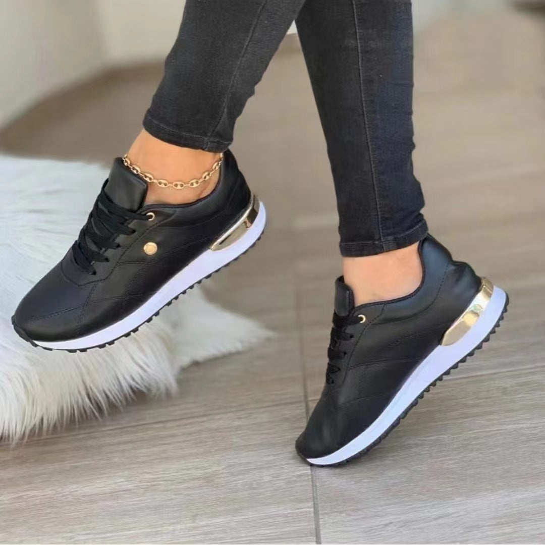 Komfortable Leder Damen-Sneakers R&B