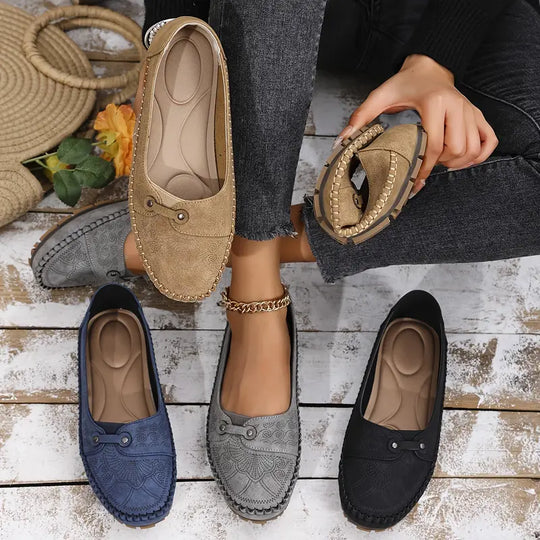 Damen-Lederschuhe, rutschfest & weich R&B R&B