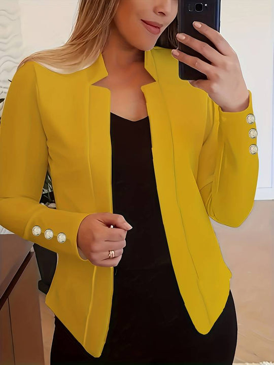 R&B | Freizeit Damen Blazer Mit Knöpfen