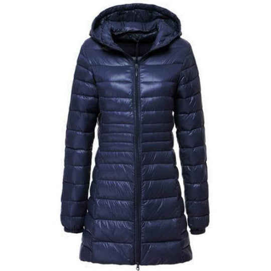 R&B | Damen Leichte Lange Daunenjacke
