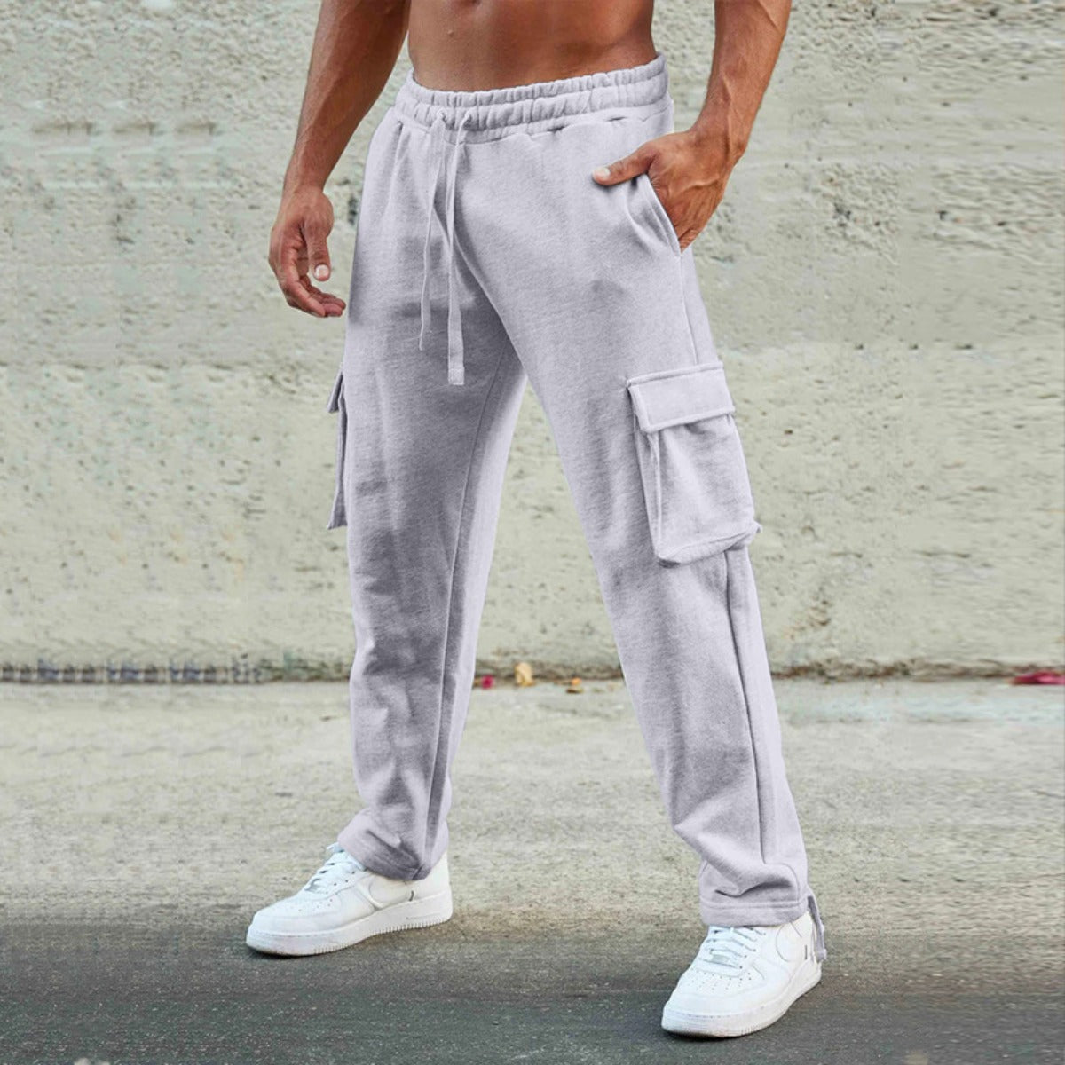 R&B | Gerade Hose mit mehreren Taschen