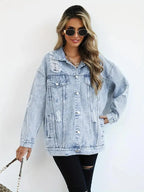 R&B | Oversized Jeansjacke für Damen