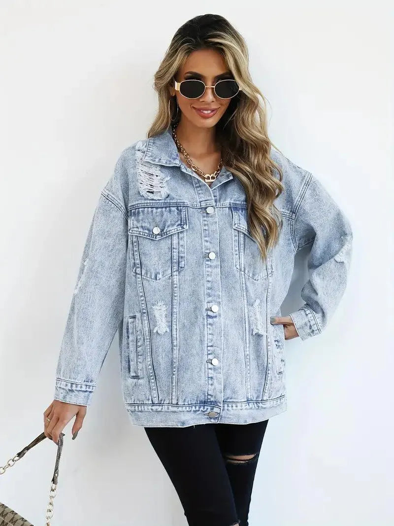 R&B | Oversized Jeansjacke für Damen