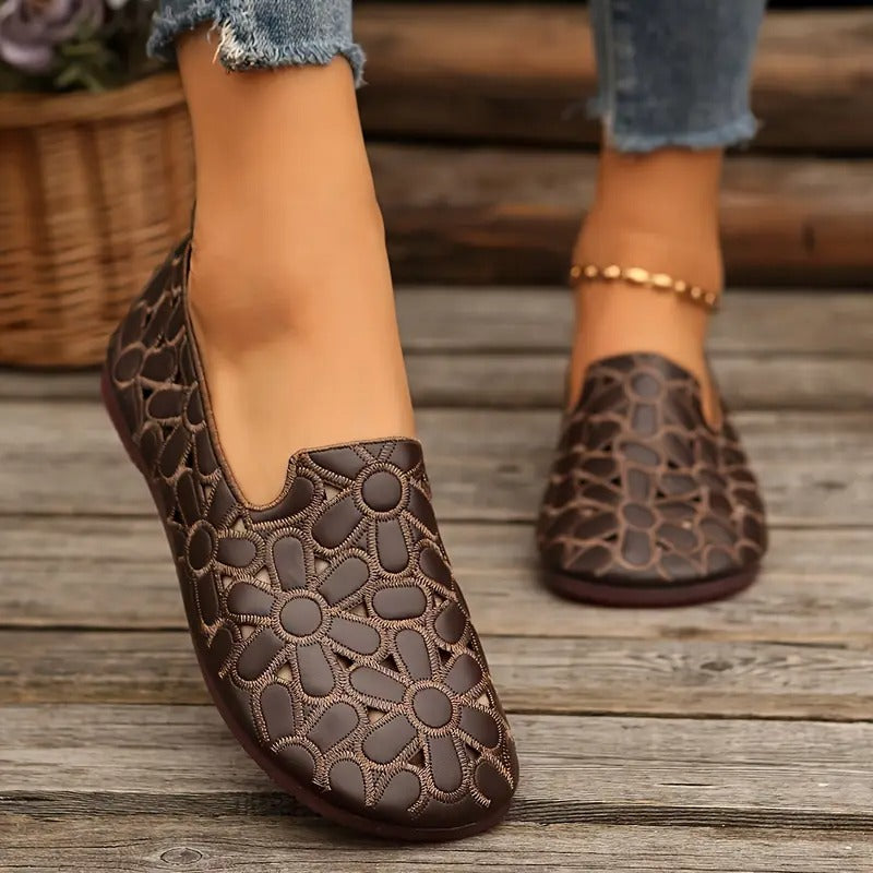 Bequeme Oxford-Ballerinas für Damen R&B R&B