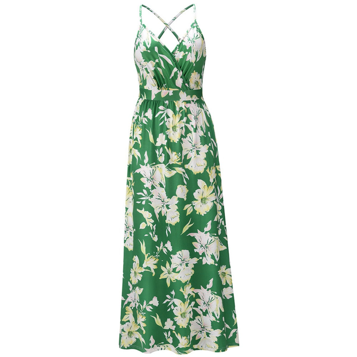 R&B | Bohemian floral Strapskleid