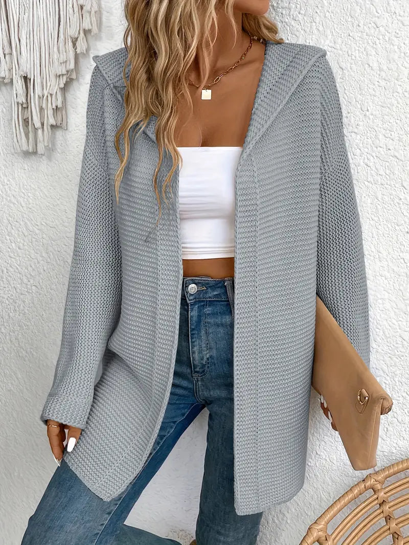 R&B | Strickjacke mit Angriffsbereiter Kapuze