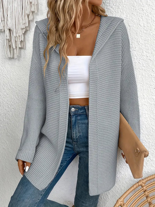 R&B | Strickjacke mit Angriffsbereiter Kapuze