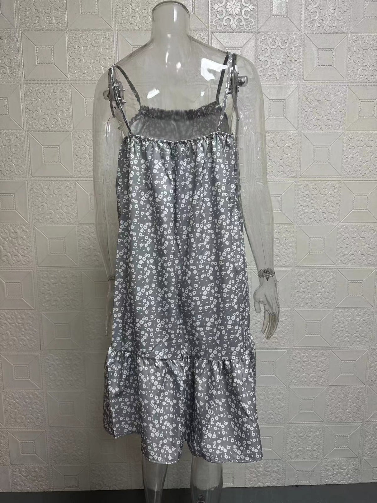 R&B | Großes Pendel floral Hosenträger Weste Kleid