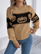 R&B | Strickpullover mit Kürbis-Motiv