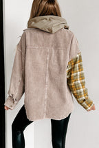 R&B | Zweiseitige Hemdjacke Karomuster und Corddesign Stil und Komfort